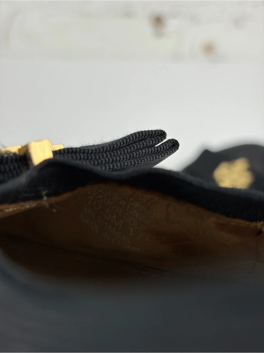Tory Burch Sedgwick Elastic Ballet Flats Bow Logo Toe 10.5